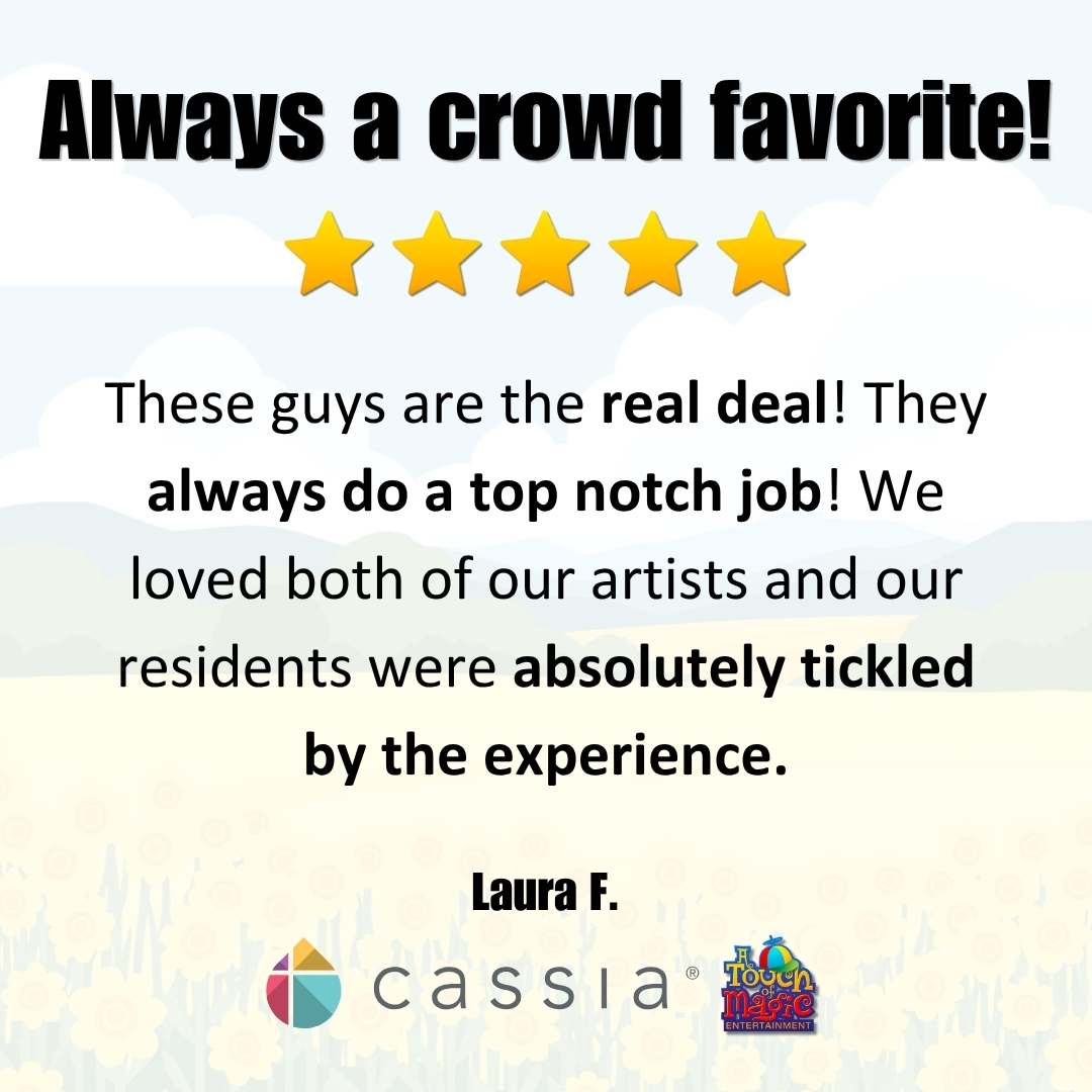 caric review, senior event, Cassia Life, 8-27